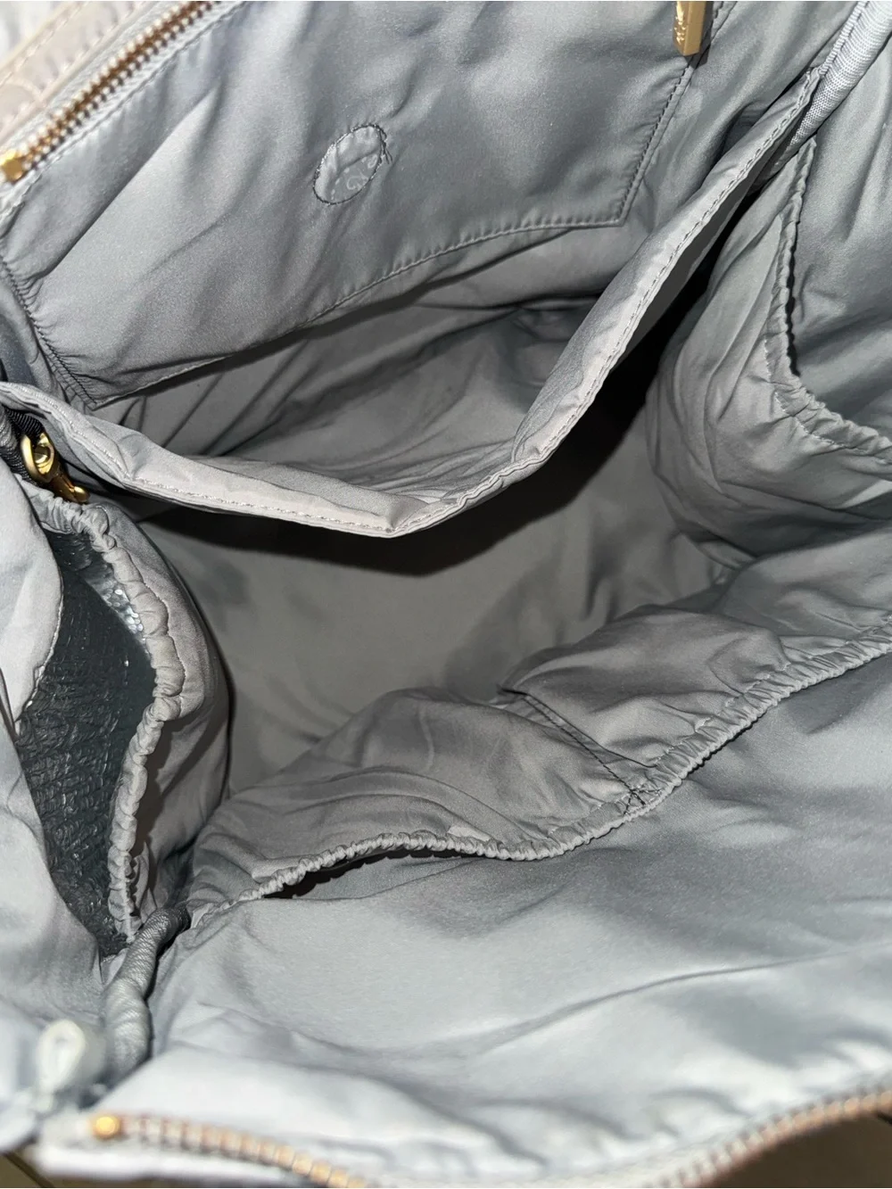 Freshly Picked Classic Diaper Bag II | Full Size Backpack | Gray Vegan Leather |